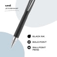 thumbnail image 4 of uni-ball Jetstream RT Stylos-Bille Rétractables Pointe Moyenne, 1 mm, Noir, Lot de 12, 4 of 4