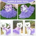thumbnail image 4 of Chiot Tutu Noeud Robe Princesse Robes pour Petit Chat Moyen Chiot Doggy, 4 of 7