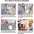 thumbnail image 4 of Cuchara Para Crema Con Gatillo Premium Compatible Con Mango Compatible Con Yogur Congelado Paquete De 2, 4 of 5