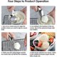 thumbnail image 4 of Cuchara Para Crema Con Gatillo Premium Compatible Con Mango Compatible Con Yogur Congelado Paquete De 2, 4 of 5