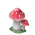 thumbnail image 2 of Ruanlalo Garden Figurine Eco-friendly UV Resistant Resin Mushroom Statue Succulent Bonsai Decor for Home, 2 of 6