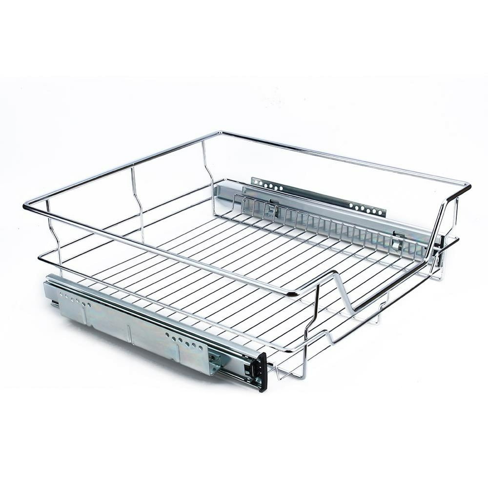 WALFRONT Under Shelf Storage Basket Kitchen Pantry Pull Out Sliding