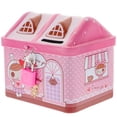 thumbnail image 1 of Tirelire en Fer Forme de Maison Lot de 1 4.5X4.5X3.5In, 1 of 5