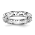 thumbnail image 1 of Solid 925 Sterling Silver Stackable Scorpio Zodiac Ring Eternity Band Size 9, 1 of 5