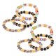 thumbnail image 1 of Pulsera de cuentas, 6 piezas, pulsera de cuentas, brazalete de cuentas brillantes, regalo para mujer, rendimiento de alta gama, 1 of 14