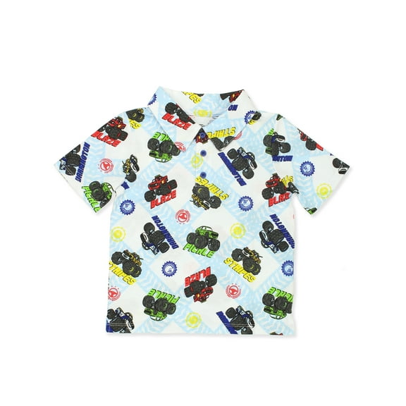 Blaze and the Monster Machines Boys Toddlers Polo Collared Shirt BLB028SS