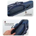 thumbnail image 5 of KONLLEN-Oxford Canvas Case for Billiard Cue, High Capacity Bag, Carry Sturdy Wear-Resistant Case, 3 Butts, 4 Shafts, 5 of 6