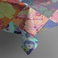 thumbnail image 3 of Boho Bohemia Flower Rectangle Tablecloth 60"x120",Waterproof Polyester Rectangle Table Cloth, Wipeable Spillproof Polyester Tablecloth for Dining, Camping, Indoor and Outdoor, 3 of 6