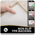 thumbnail image 3 of TRITEX Non Slip Microfiber Solid Bath Rug, 20" x 30" Mousse, 3 of 6