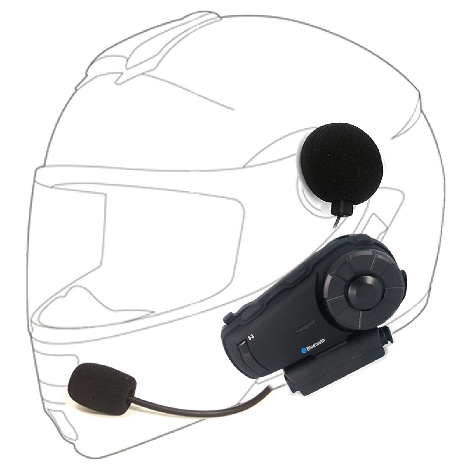 Sykik Rider BT Long Range Unit For Up To 4 Riders Walmart