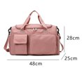 thumbnail image 2 of Bolso del gimnasio de los deportes del compartimiento de los zapatos con el bolsillo separado mojado seco para los hombres y las mujeres, bolso de la yoga del bolso, 2 of 5