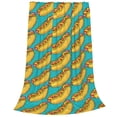 thumbnail image 2 of Balery Hot Dogs 8 Manta de Felpa Suave y Acogedora – Cobija de Franela Aterciopelada para Cama, Lavable y Cálida para Sofá, Mascotas, Transpirable-50"x40", 2 of 7