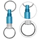 thumbnail image 2 of Llavero Giratorio Liberación Rápida Metal Porta Llaves Coche Desmontable (claro) Azul, 2 of 4