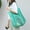 darkgreen, variant on Summer Mesh Hollow Out Tote Bag For Women Candy Color Beach Bag Large Capacity Shoulder Bag Casual Shoping Girl Clutch Pack Bols
