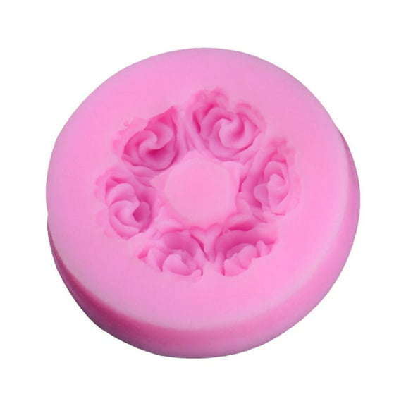 MLINS  Cake Decorating Tools Baking Silicone Mold Tins DIY Pop Molds Pink