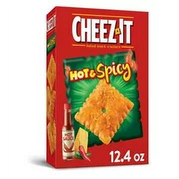 Cheez-It Hot and Spicy Cheese Crackers, 12.4 oz (Pack of 3)