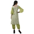 thumbnail image 4 of Moomaya Women's Printed Indian Ethnic Clothing Set-Printed Kurta w/ Pants, Designer Tunic Dress, 4 of 9