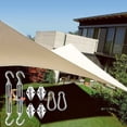 thumbnail image 4 of Accessoires de Voile d'Ombrage Triangulaire, Kit de Quincaillerie en Acier Inoxydable de Haute Qualité pour Installation Extérieure, Résistance à la Rouille Assure la Longévité dans les Jardins Ou Cours, Installation Complète, 4 of 5
