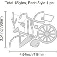 thumbnail image 2 of Bicycle Metal Cutting Dies s Die Cuts for DIY Scrapbooking Wedding Birthday Valentine's Day Cards Making Album Envelope Decoration Matte Platinum DIY, 2 of 6