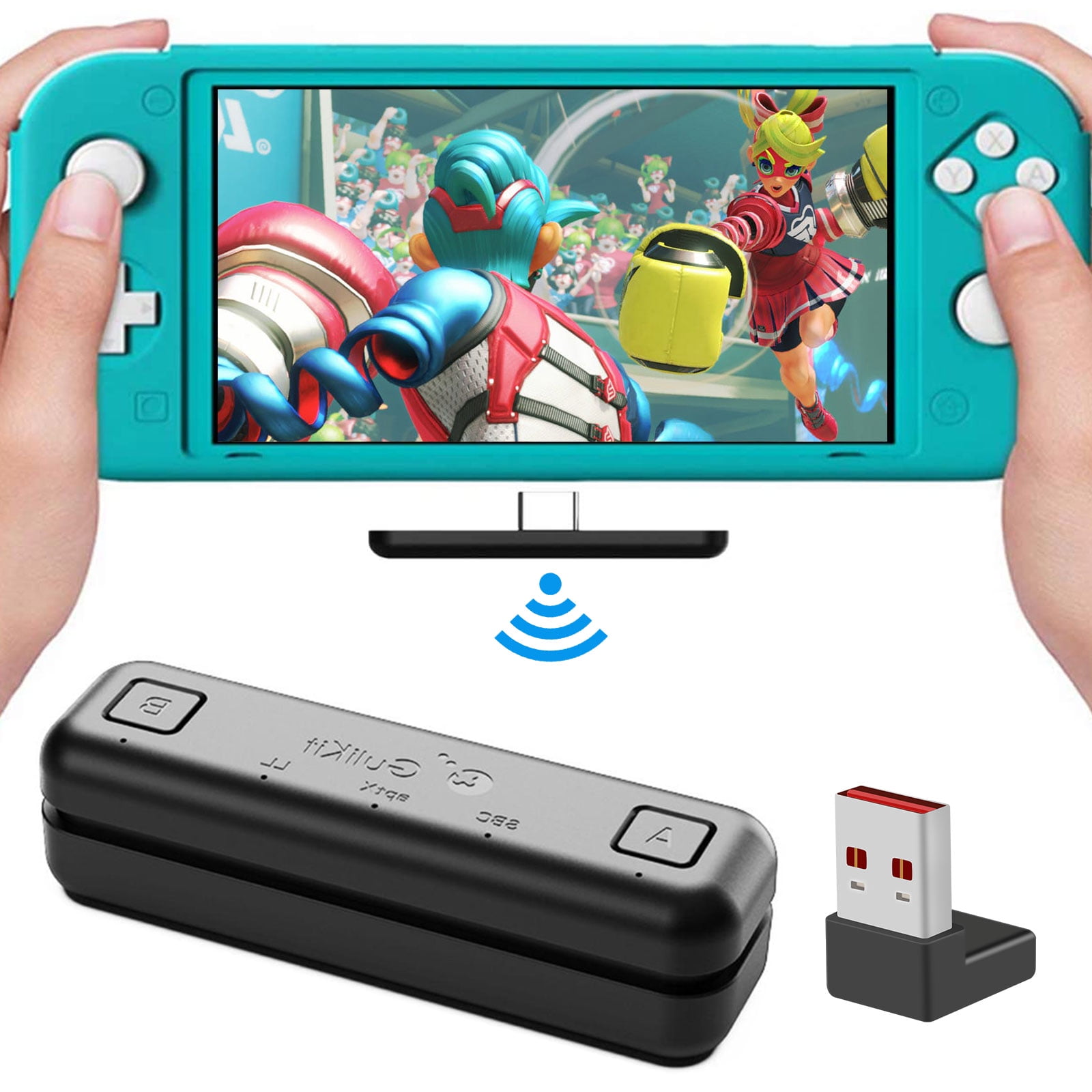 Bluetooth Audio Transmitter Adapter for Nintendo Switch, EEEkit USB