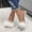 White, variant on Women's Feather Clear Heel Mule Sandals Open Toe Slip-On Party Footwear White 37