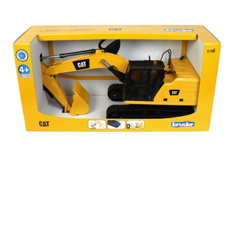 Bruder Cat Excavator 02484, 1/16 Scale Toy Metal Construction