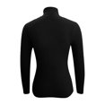 thumbnail image 5 of Fengactive Womens Long Sleeve Turtleneck Rib Knit Slim Fit Shirts Tee Plain Casual T-Shirt Going Out Tops Outfits, 5 of 5