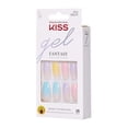 thumbnail image 4 of KISS Gel Fantasy Ready-to-Wear Press-On Gel Nails, “It's Destiny”, Long, Multi-Colored Pastel Tips, Nail Kit with 24 Mega Pink Gel Glue, Manicure Stick, Mini File, and 28 Fake Nails ( PACK OF 2), 4 of 7