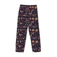 thumbnail image 3 of Lsque Mexican Flowers Birds Print Men's Pajama Pants, Lounge Pant - Comfortable Home Wear,Elastic Waistband, Stylish Design-Medium, 3 of 9
