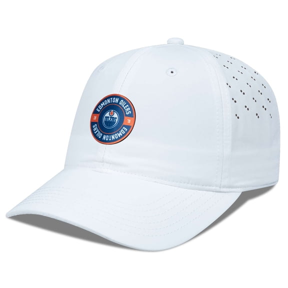 Women's Levelwear White Edmonton Oilers Haven Adjustable Hat