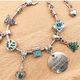 thumbnail image 4 of Pulsera navideña con dijes de Papá Noel, precioso colgante de metal para mujeres, niñas, niños y hombres, 4 of 5