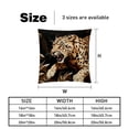 thumbnail image 5 of Leopard Velvet Throw Pillow Covers Inserts in 16x16, 18x18, and 20x20 Inches - Set of 2 - Unique Patterns for Throw Pillow Covers for All Occasions, 5 of 6
