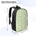 thumbnail image 2 of Uemuo Cartoon Fruit Printed Durable 17-inch Student Backpack - Lightweight, Waterproof, Adjustable Straps, Ideal for School, Work, Travel, 2 of 5