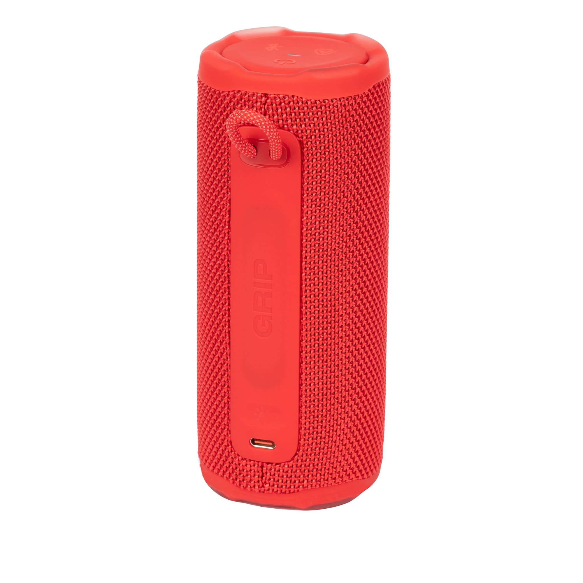 JBL Grip Portable Bluetooth Speaker Red (JBLGRIPRD) – IP68 Waterproof & Dustproof | Bluetooth 5.4 | AI Sound Boost | 14-Hour Battery | Includes Carrying Case & Cleaning Cloth