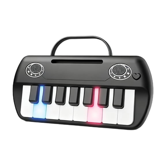 FastXmas Toddler Piano Keyboard Toy, Kids Piano Musical Toys for 3 Girls Boys, Multifunctional Electronic Piano Instrument Toy, Educational Baby Birthday
