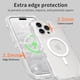thumbnail image 4 of Funda transparente para iPhone 14 Pro y iPhone 13 Pro compatible con MagSafe, funda de carga magnética de triple capa, funda resistente a golpes y caídas para iPhone 14 Pro y iPhone 13 Pro., 4 of 6