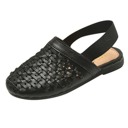 

Kids Shoes Size 31 Fashion Roman Children Summer Casual Sandals Kids Sneakers Black