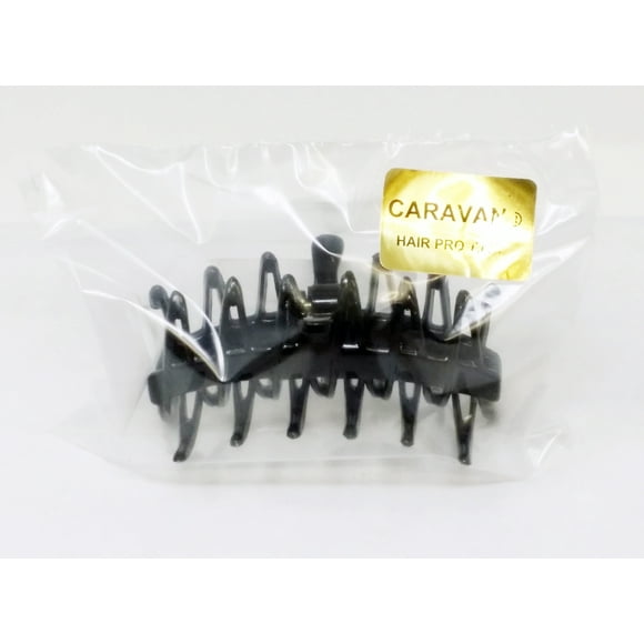 Gancho para el cabello Caravan Negro Largo