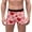 Pink, variant on Valentines Day Mens Boxers Briefs Printed Fitting Mid Waist Sweet Underwear S-Xxxl