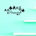 thumbnail image 1 of Custom Decals Princess Wall Art Size: 20 X 40 Inches Color: Black, 1 of 1