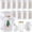 White, variant on NOGIS 10 PCS Gift Boxes with Ribbon for Tumbler - Party Favor Gift Boxes with Window Perfect for Blank Sublimation Tumblers, 10oz 16 18oz Cup, Birthday Goodie Bag Boxes Bridal (Laser)