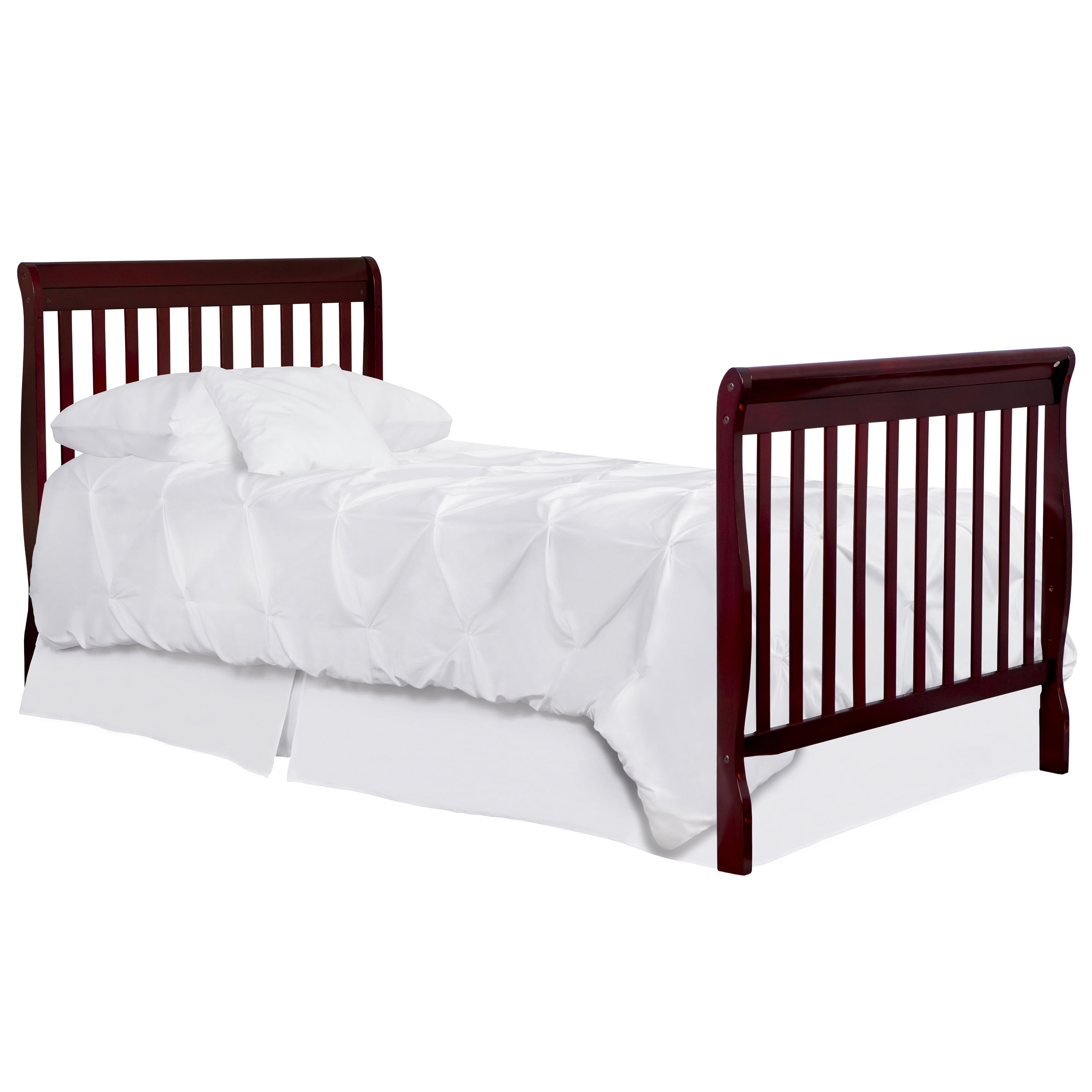 Dream On Me Mini Crib Bed Rail, Cherry
