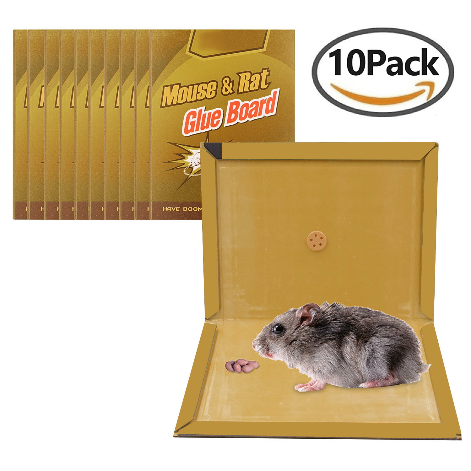 Large Size Peanut Butter Scented Mouse Glue Trap, Sticky ...
