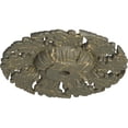thumbnail image 3 of Ekena Millwork 14 5/8"OD x 2 1/4"P Needham Ceiling Medallion (Fits Canopies up to 4 1/4"), Hand-Painted Witch Hazel Crackle, 3 of 6