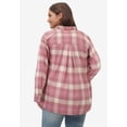 thumbnail image 2 of Ellos Women's Plaid Flannel Shirt Shirt, 2 of 6
