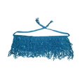 thumbnail image 3 of Women Belly Dance Skirt Sequins Costume Hip Belt for Rumba Performance Tango Lake Blue, 3 of 7