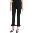 thumbnail image 2 of Pantalones casuales de buceo con volantes Calvin Klein Pantalones casuales negro 12, 2 of 2