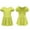 Green, variant on yillto Girls Cotton Leotards with Skirt Toddler Hollow Back Short Sleeve Dance Dress Clothes for Little Girl