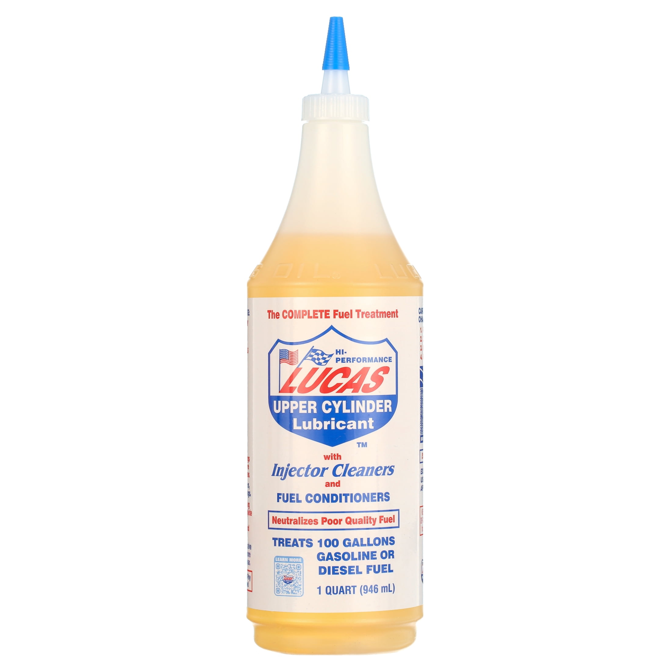 (6 pack) Lucas Oil 10003 Fuel Injector Cleaner 32 oz. Automotive Additive