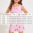 thumbnail image 3 of QNANSPI Girls Clothes, Kids Shorts Sets, Little Girls 1-8 Years Summer Cute Bow Printed Top and Shorts Comfortable Casual Kids 2 Piece Clothing Outfit Set, 3 of 6